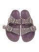 Isabel Marant Suede Studded Accents Slides