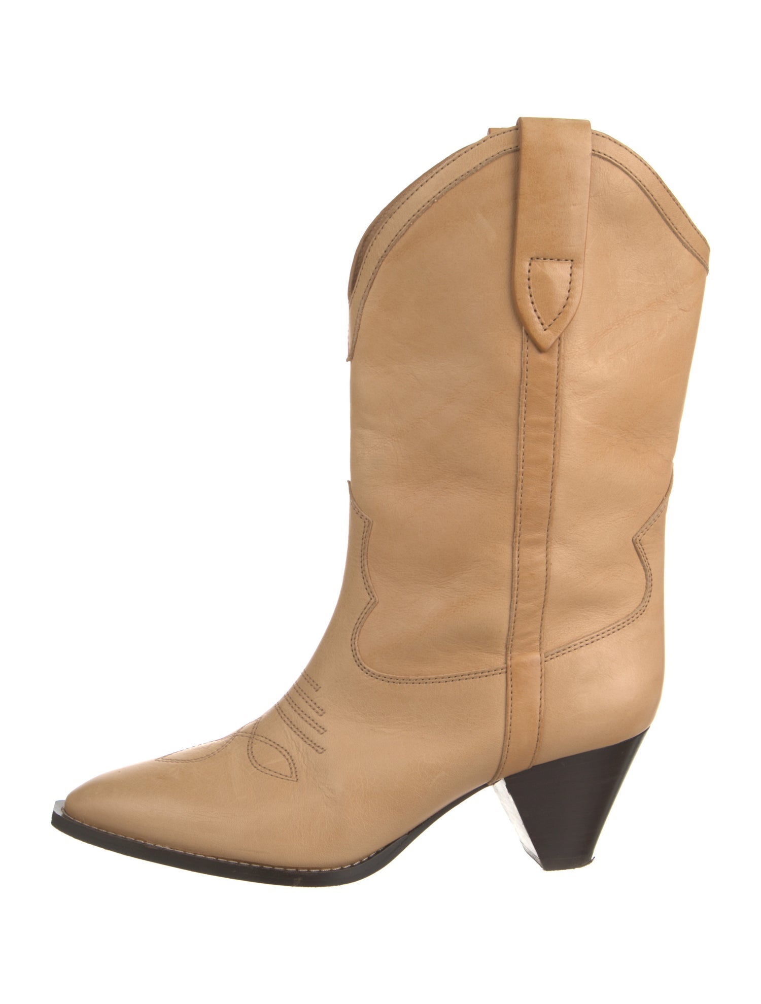 Isabel Marant Leather Western Boots