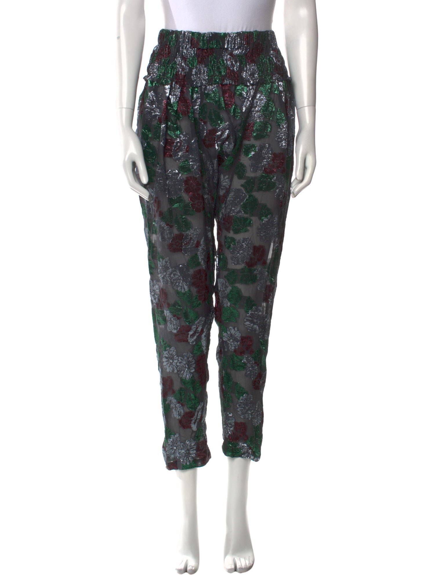 Isabel Marant Printed Skinny Leg Pants