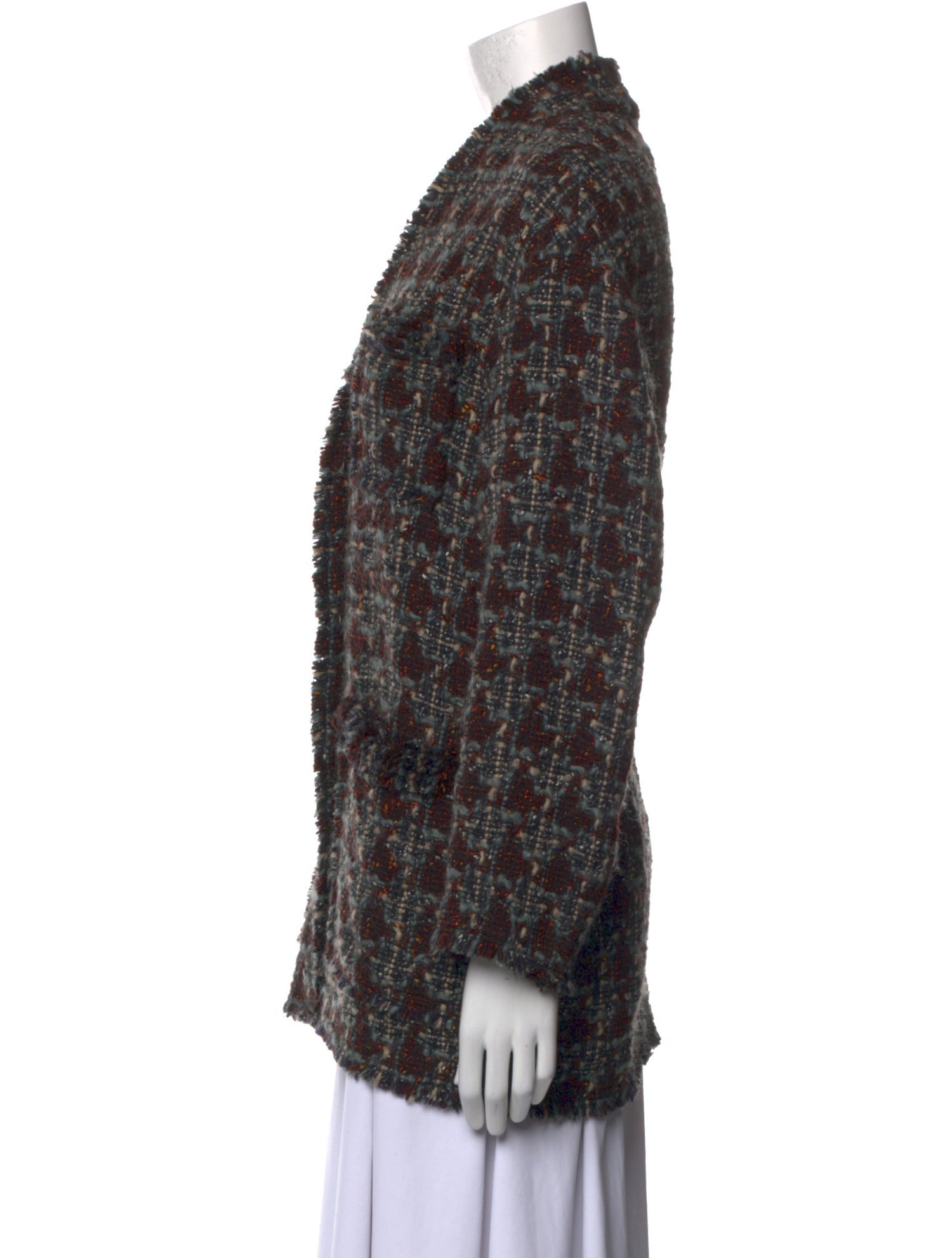 Isabel Marant Wool Plaid Print Sweater