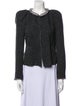 Isabel Marant Virgin Wool Tweed Pattern Evening Jacket