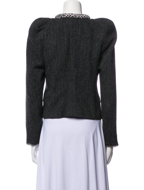 Isabel Marant Virgin Wool Tweed Pattern Evening Jacket