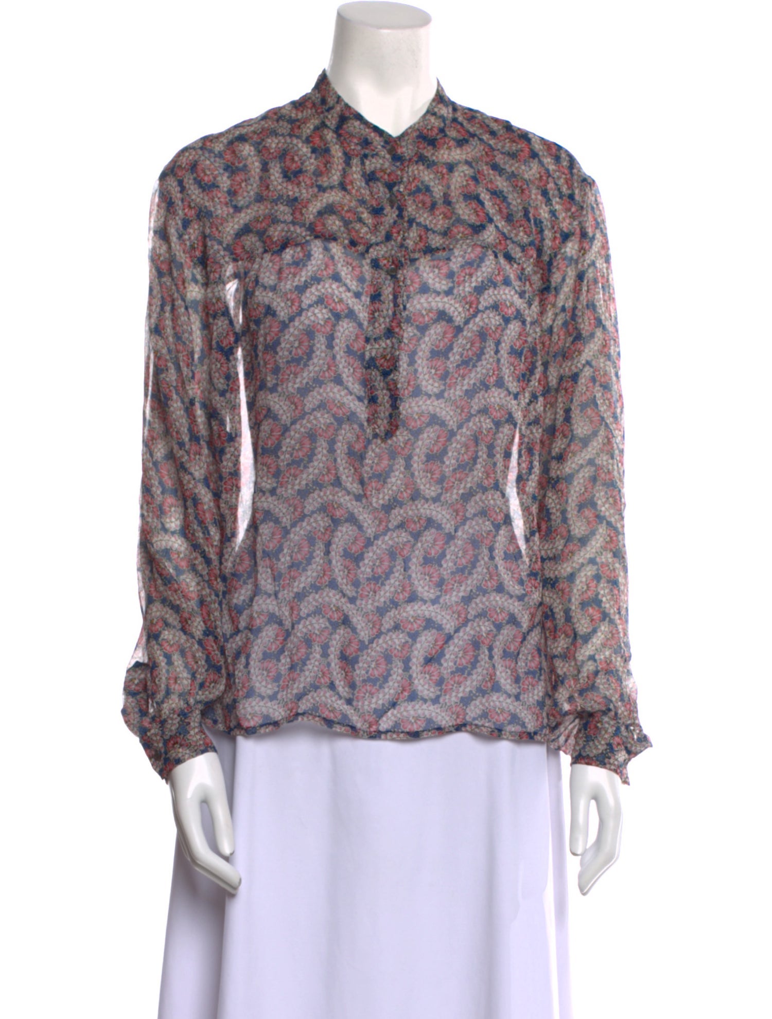 Isabel Marant Silk Printed Blouse