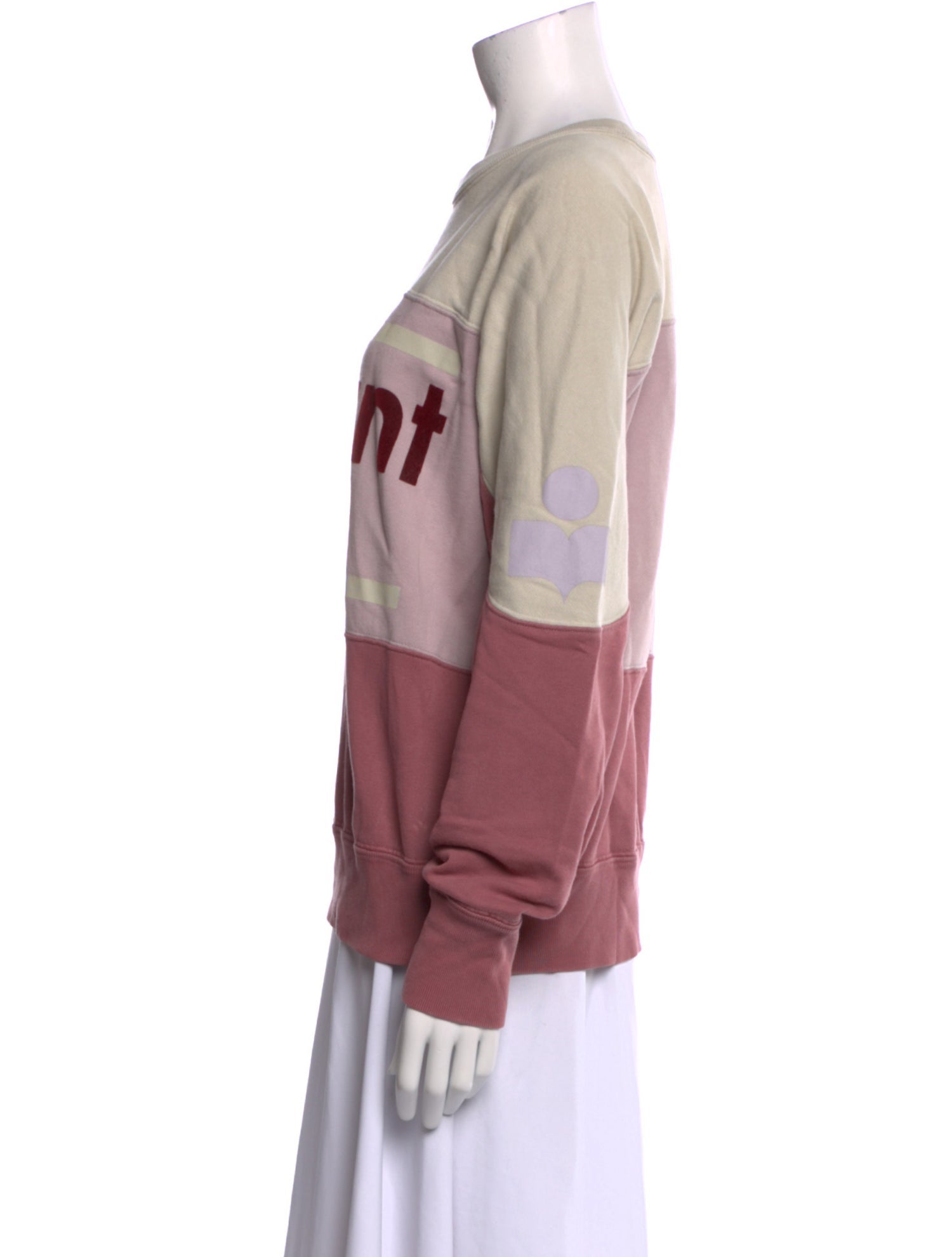 Isabel Marant Graphic Print Crew Neck Sweatshirt