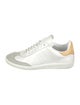 Isabel Marant Leather Colorblock Pattern Sneakers