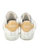 Isabel Marant Leather Colorblock Pattern Sneakers