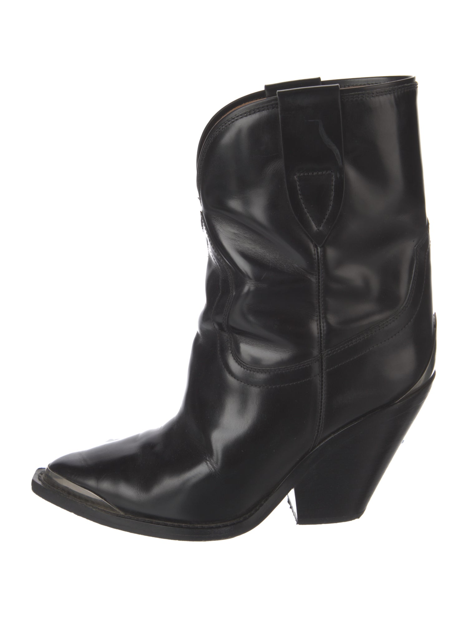 Isabel Marant Leather Western Boots