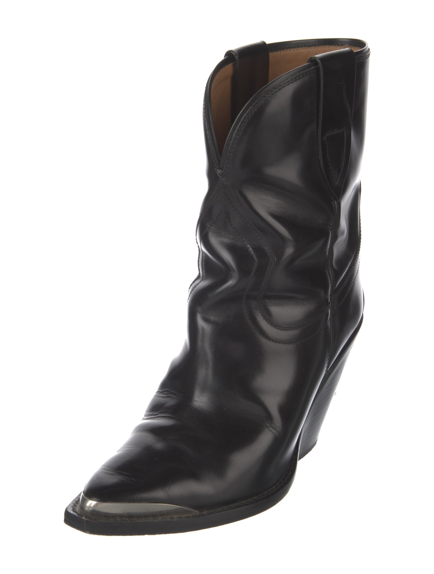 Isabel Marant Leather Western Boots