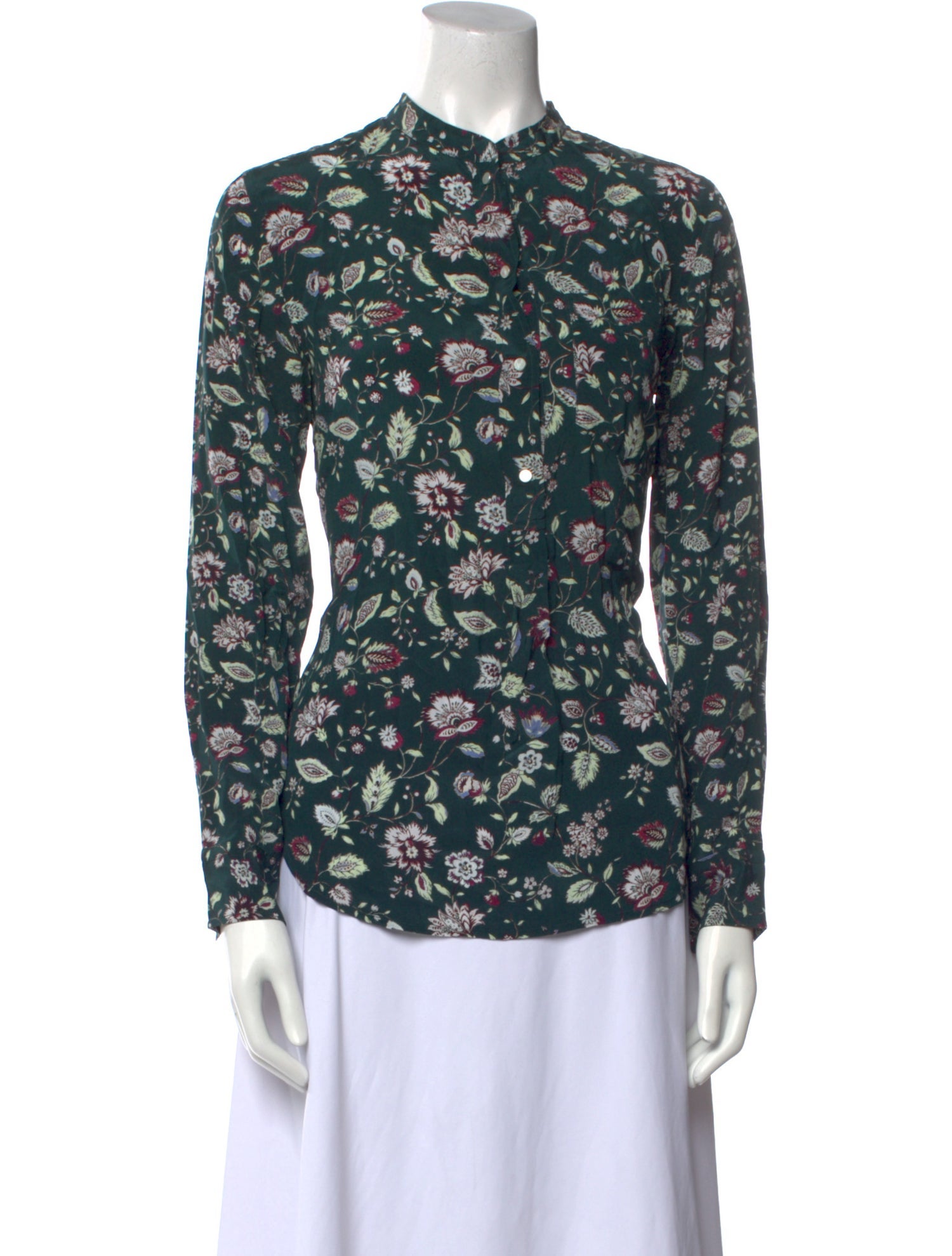 Isabel Marant Silk Floral Print Blouse