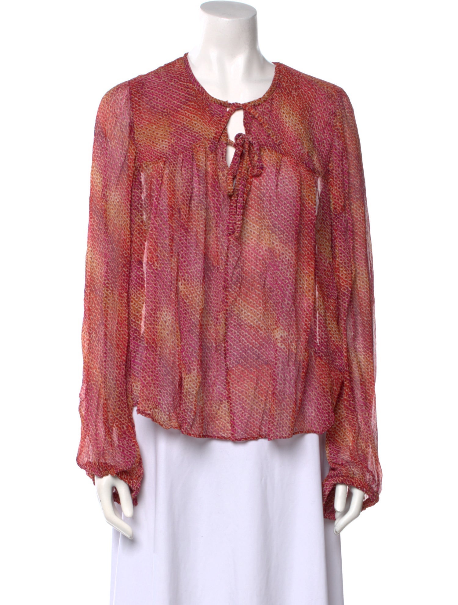 Isabel Marant Silk Printed Blouse
