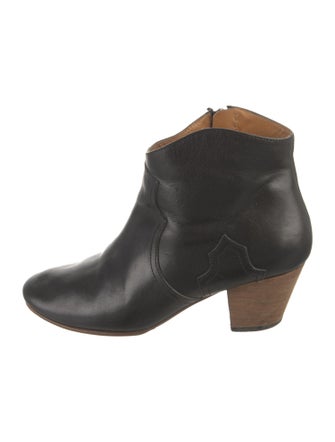 Isabel Marant Leather Western Boots