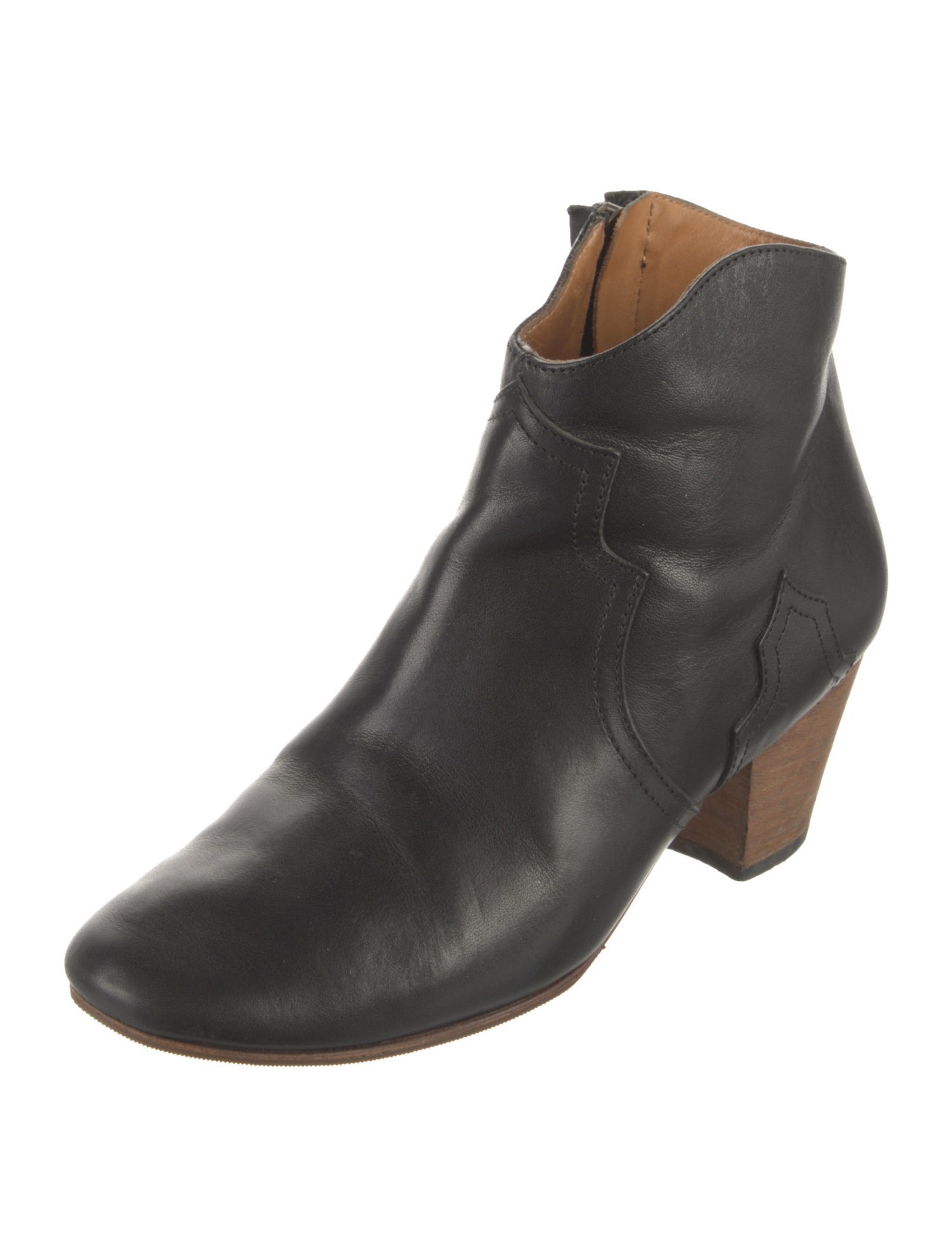 Isabel Marant Leather Western Boots