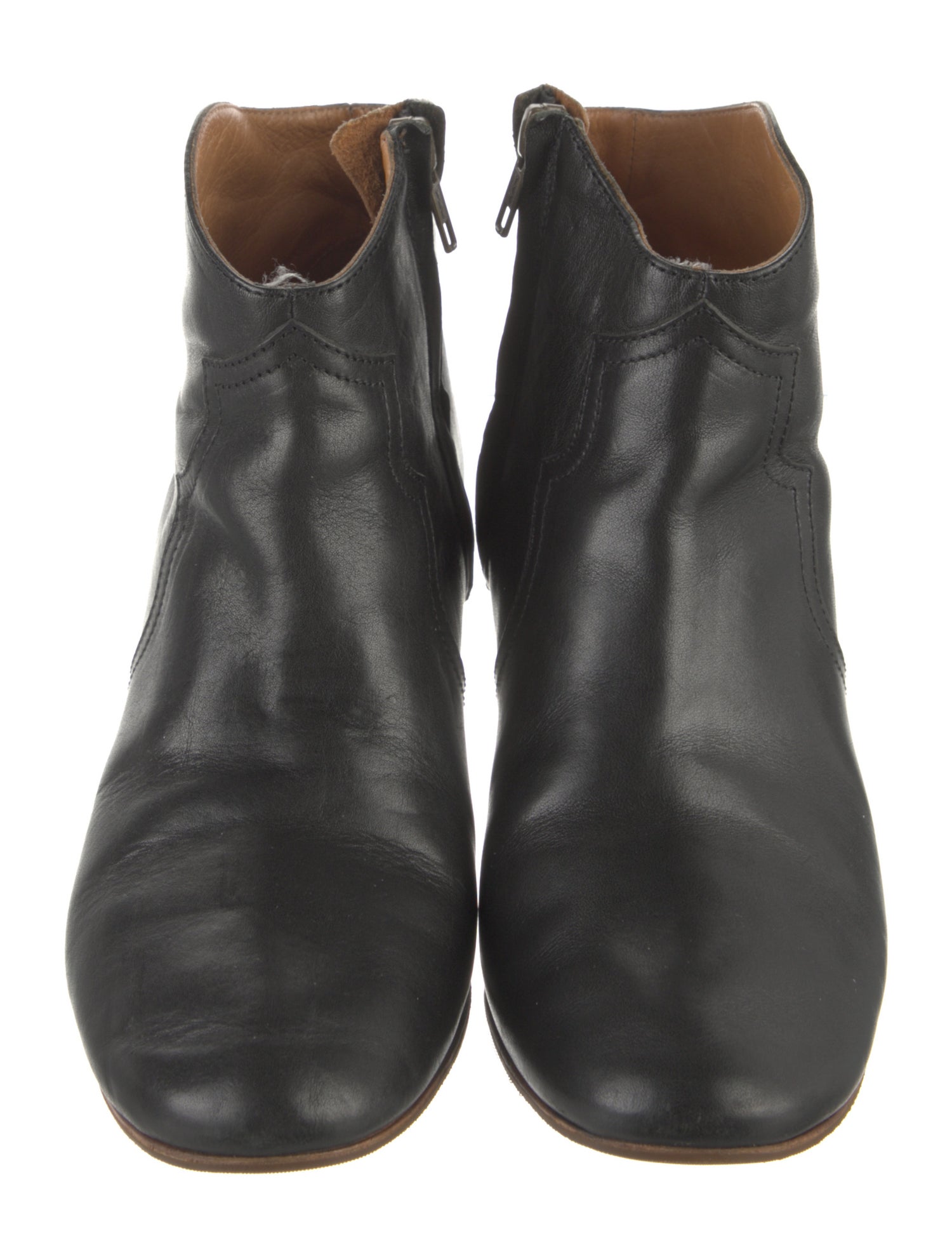 Isabel Marant Leather Western Boots
