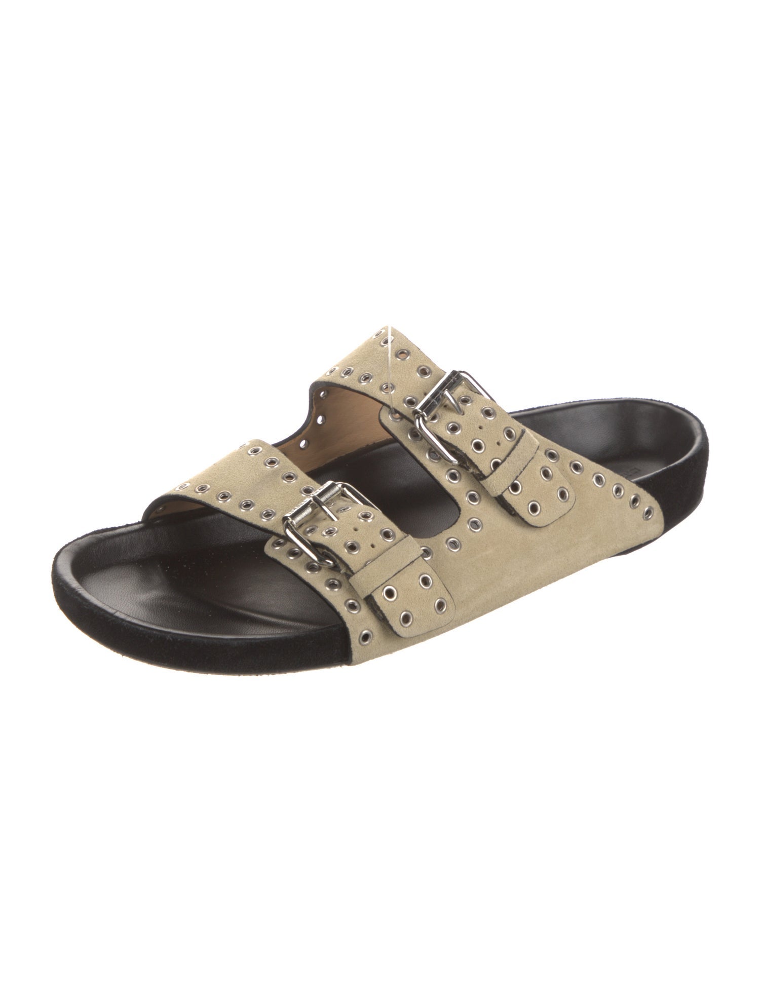 Isabel Marant Suede Printed Slides