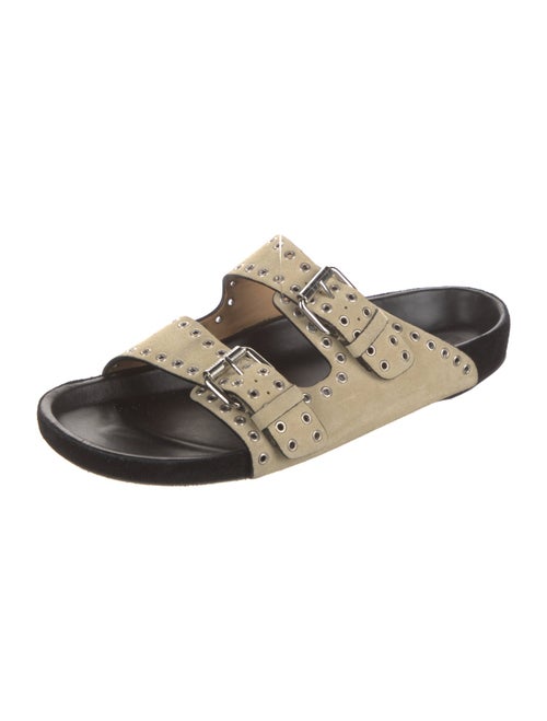 Isabel Marant Suede Printed Slides