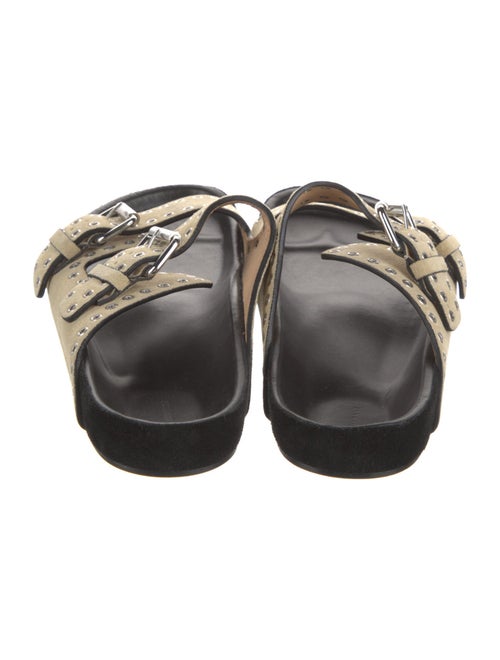 Isabel Marant Suede Printed Slides