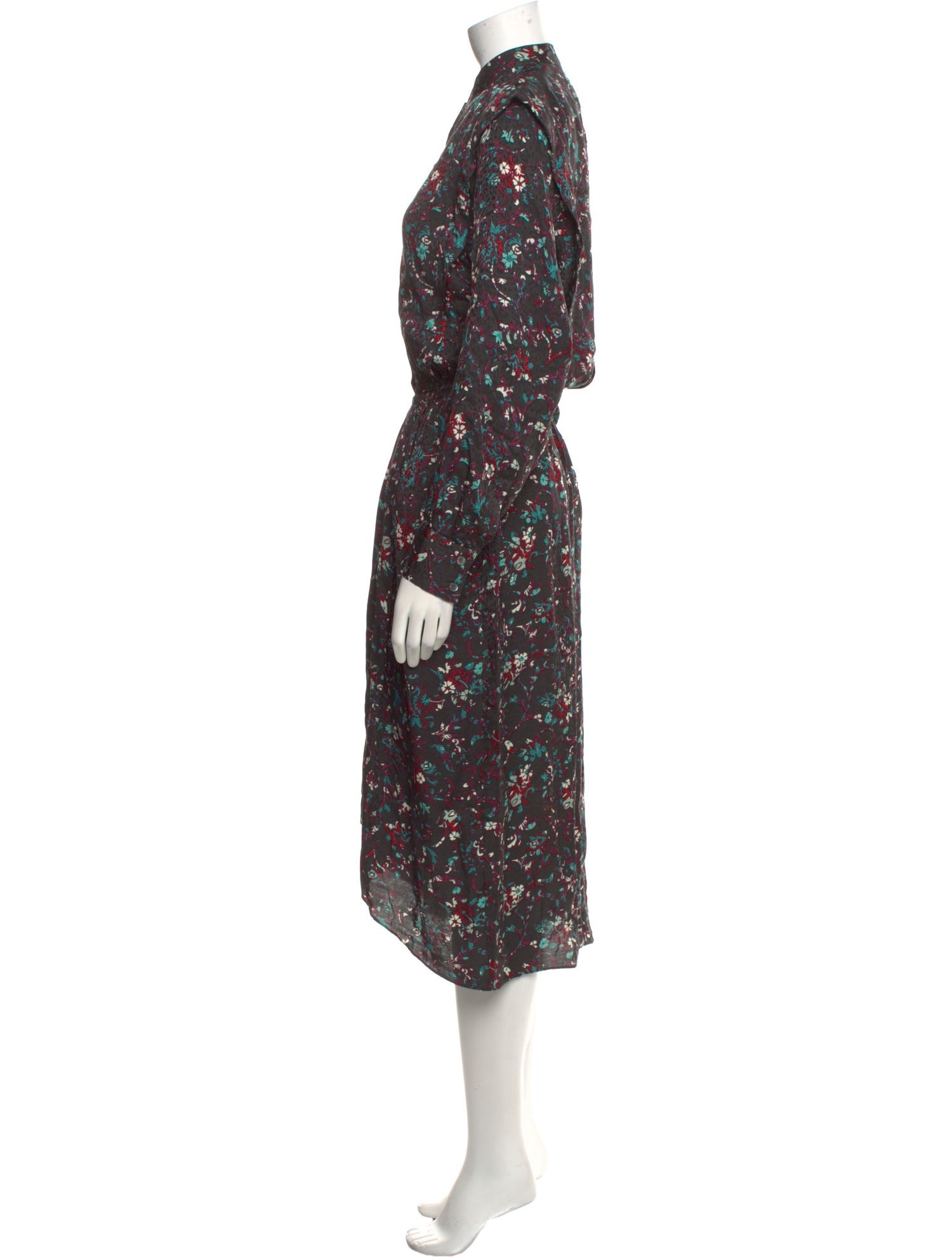 Isabel Marant Floral Print Midi Length Dress