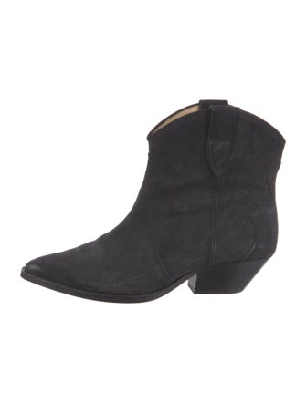 Isabel Marant Suede Western Boots