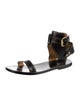 Isabel Marant Leather Printed Gladiator Sandals