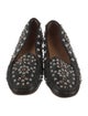 Isabel Marant Leather Studded Accents Loafers
