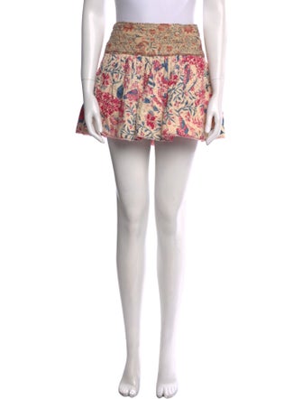 Isabel Marant Floral Print Mini Skirt