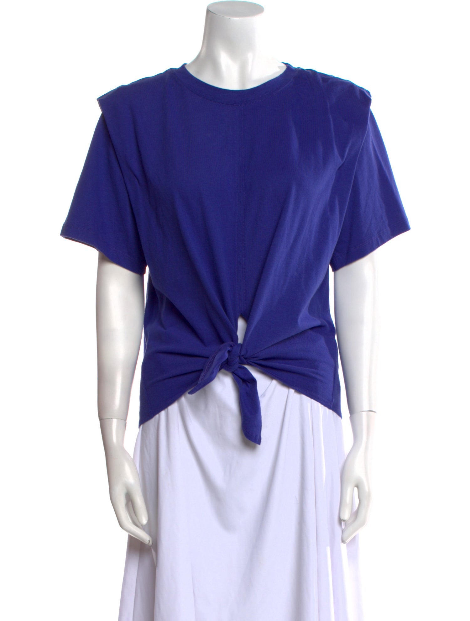 Isabel Marant Crew Neck Short Sleeve Blouse