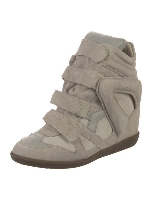 Isabel Marant Suede Wedge Sneakers