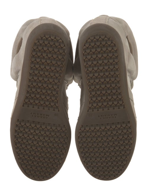 Isabel Marant Suede Wedge Sneakers