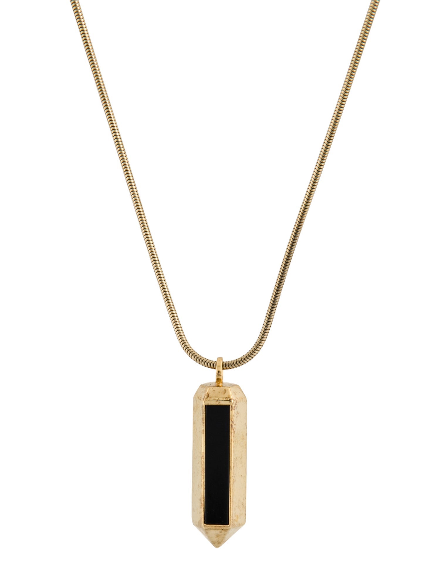 Isabel Marant Enamel Pendant Necklace