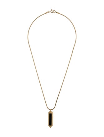 Isabel Marant Enamel Pendant Necklace