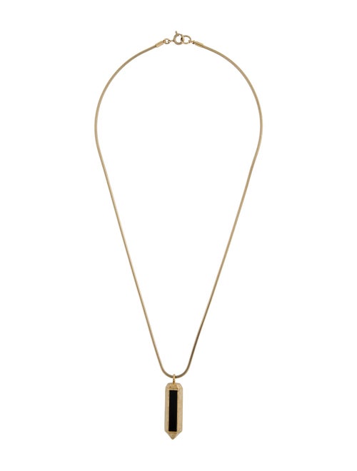 Isabel Marant Enamel Pendant Necklace
