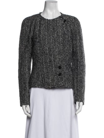 Isabel Marant Alpaca Tweed Pattern Jacket
