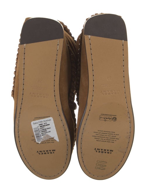 Isabel Marant Suede Whipstitch Trim Boots