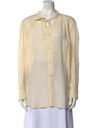 Isabel Marant Long Sleeve Button-Up Top