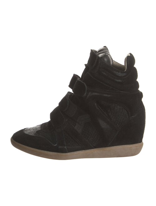 Isabel Marant Suede Wedge Sneakers