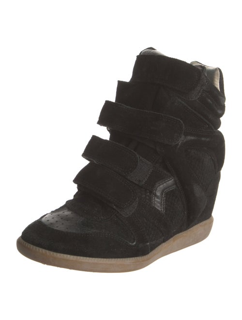 Isabel Marant Suede Wedge Sneakers