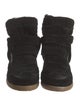 Isabel Marant Suede Wedge Sneakers