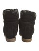 Isabel Marant Suede Wedge Sneakers