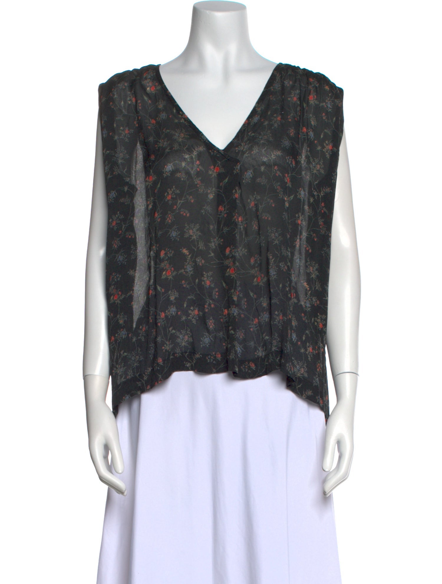 Isabel Marant Silk Floral Print Top