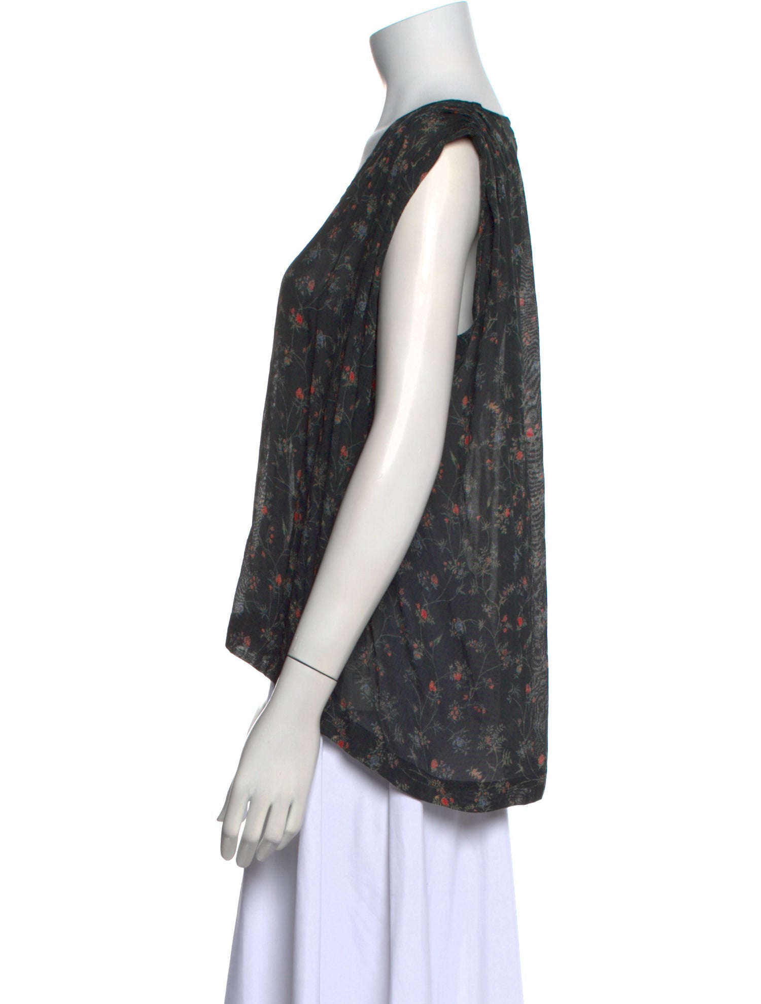 Isabel Marant Silk Floral Print Top