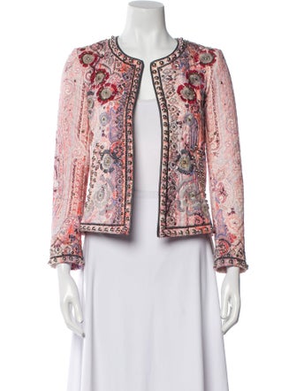 Isabel Marant Silk Tweed Pattern Evening Jacket