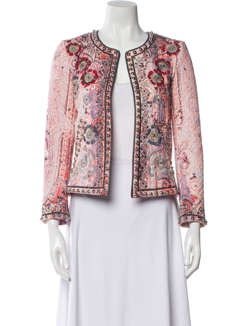 Isabel Marant Silk Tweed Pattern Evening Jacket