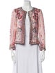 Isabel Marant Silk Tweed Pattern Evening Jacket
