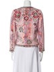 Isabel Marant Silk Tweed Pattern Evening Jacket