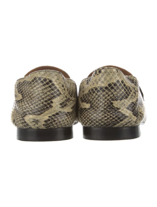 Isabel Marant Snakeskin Animal Print Loafers