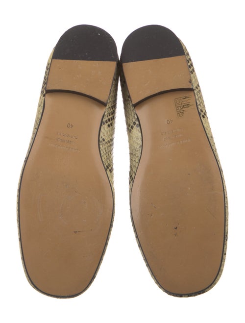Isabel Marant Snakeskin Animal Print Loafers