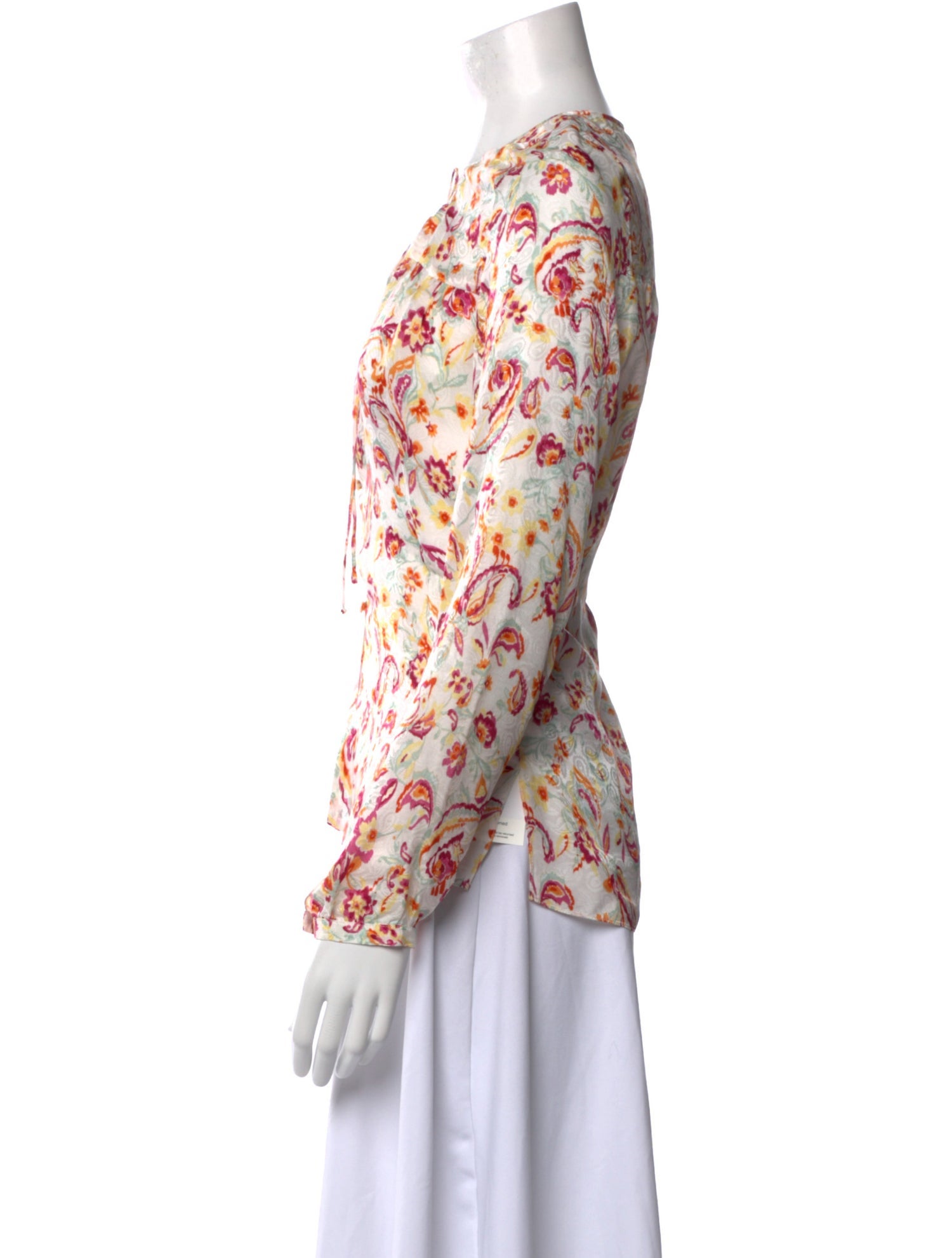 Isabel Marant Floral Print Crew Neck Blouse