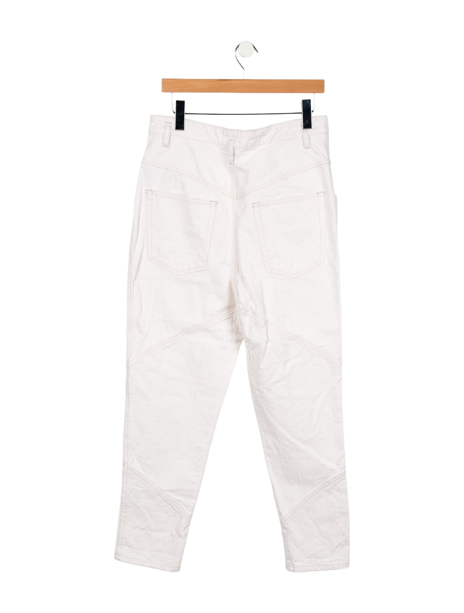 Isabel Marant High-Rise Straight Leg Jeans