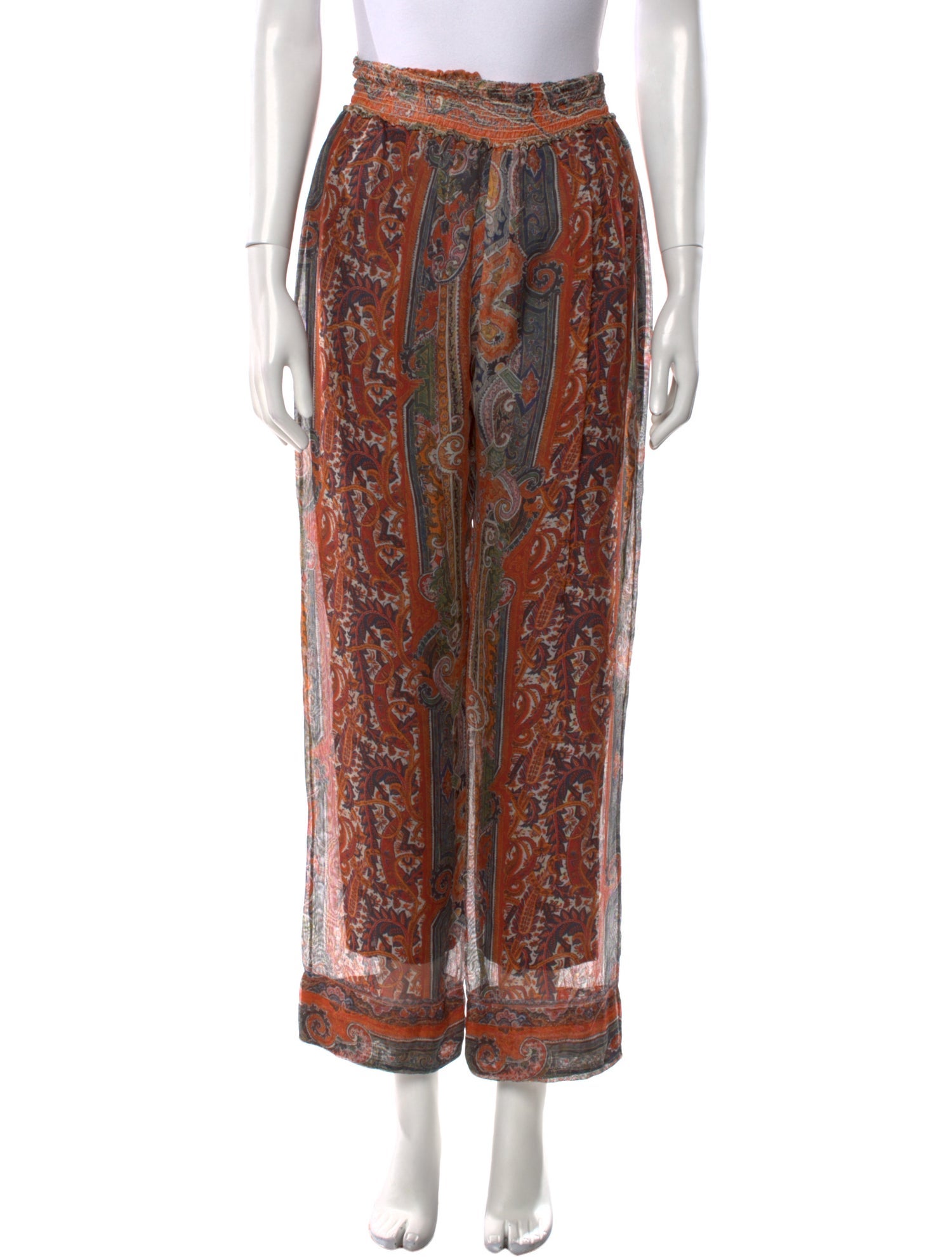 Isabel Marant Silk Wide Leg Pants