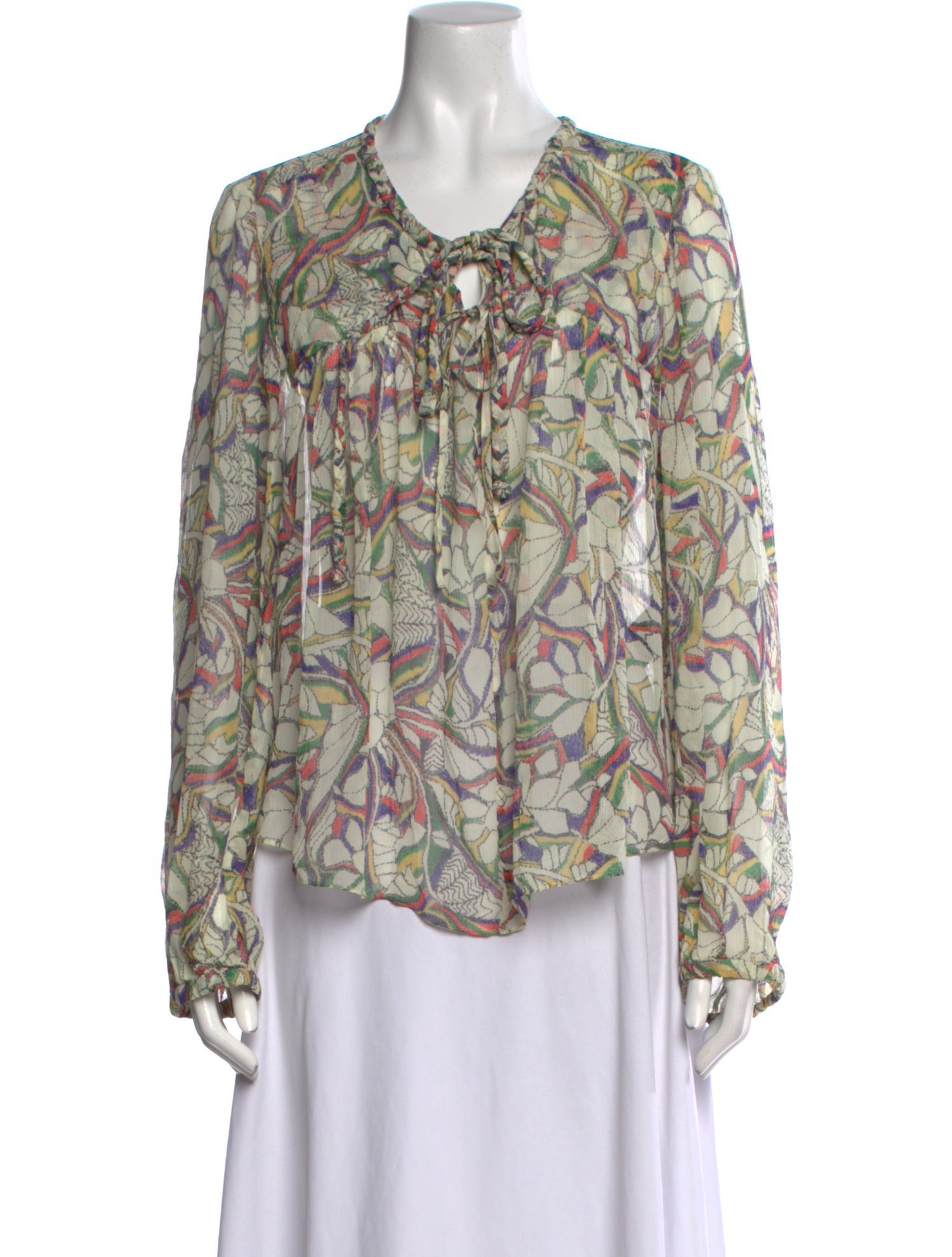 Isabel Marant Silk Printed Blouse